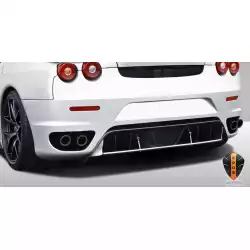 2005-2009 Ferrari F430 Eros Version 1 Rear Diffuser - 3 Piece image - 1