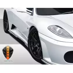 2005-2009 Ferrari F430 Eros Version 1 Side Skirt Add On - 4 Piece image - 3