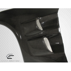 2005-2013 Chevrolet Corvette C6 Carbon Creations ZR Edition Front Fenders - 2 Piece image - 4