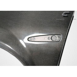 2005-2013 Chevrolet Corvette C6 Carbon Creations ZR Edition Rear Fenders - 2 Piece image - 9