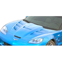 2005-2013 Chevrolet Corvette C6 Duraflex ZR Edition 2 Hood - 1 Piece image - 1