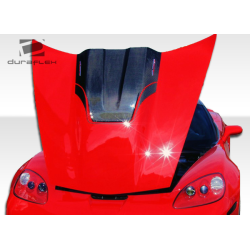 2005-2013 Chevrolet Corvette C6 Duraflex ZR Edition Hood - 1 Piece image - 6