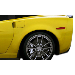2005-2013 Chevrolet Corvette C6 Duraflex ZR Edition Rear Fenders - 2 Piece image - 1
