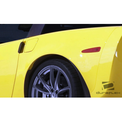 2005-2013 Chevrolet Corvette C6 Duraflex ZR Edition Rear Fenders - 2 Piece image - 3