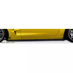 2005-2013 Chevrolet Corvette C6 ZR Edition Side Skirts Rocker Panels - 2 Piece image - 4