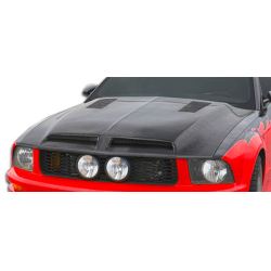 2005-2009 Ford Mustang Carbon Creations GT500 Hood - 1 Piece image - 1