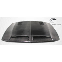 2005-2009 Ford Mustang Carbon Creations GT500 Hood - 1 Piece image - 3