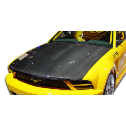 2005-2009 Ford Mustang Carbon Creations OEM Look Hood - 1 Piece image - 1