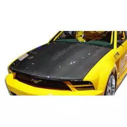 2005-2009 Ford Mustang OEM Look Hood - 1 Piece image - 1