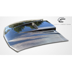 2005-2009 Ford Mustang Carbon Creations Spyder3 Hood - 1 Piece image - 8