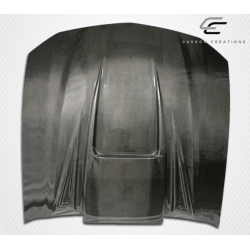 2005-2009 Ford Mustang Carbon Creations Spyder3 Hood - 1 Piece image - 10