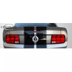 2005-2009 Ford Mustang Polyurethane CVX Wing Trunk Lid Spoiler - 3 Piece image - 5