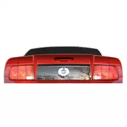 2005-2009 Ford Mustang Polyurethane Demon Wing Trunk Lid Spoiler - 3 Piece image - 1