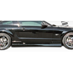 2005-2014 Ford Mustang Duraflex Stallion Side Skirts Rocker Panels - 2 Piece image - 4