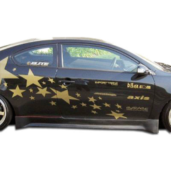 2005-2010 Scion tC Polyurethane Touring Side Skirts Rocker Panels - 2 Piece (S) image - 1