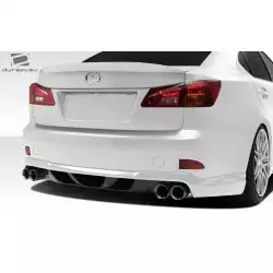 2006-2013 Lexus IS Series IS250 IS350 W-1 Rear Lip Under Spoiler Air Dam - 1 Piece image - 1