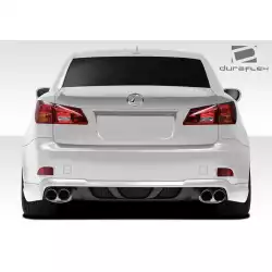 2006-2013 Lexus IS Series IS250 IS350 W-1 Rear Lip Under Spoiler Air Dam - 1 Piece image - 3