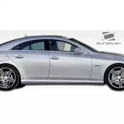 2006-2011 Mercedes CLS Class C219 W219 AMG Look Side Skirts Rocker Panels - 2 Piece (S) image - 4