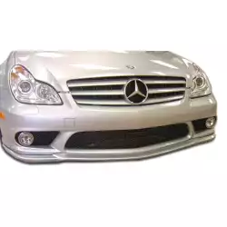 2006-2008 Mercedes CLS55 C219 W219 CR-S Front Under Spoiler Air Dam Lip Splitter - 1 Piece (will only fit AMG sport models) image - 1