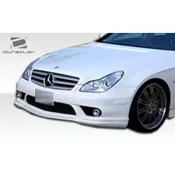 2006-2008 Mercedes CLS55 C219 W219 CR-S Front Under Spoiler Air Dam Lip Splitter - 1 Piece (will only fit AMG sport models) image - 3