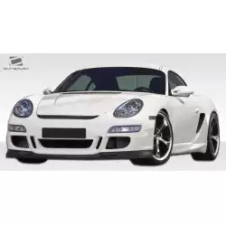 2006-2012 Porsche Cayman 2005-2012 Porsche Boxster GT3-RS Look Front Lip Under Spoiler Air Dam - 1 Piece image - 3