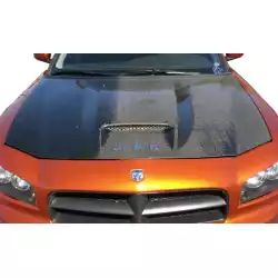 2006-2010 Dodge Charger SRT Look Hood - 1 Piece image - 1
