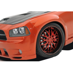 2006-2010 Dodge Charger Couture Polyurethane Luxe Wide Body Front Fender Flares - 2 Piece image - 1