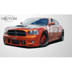 2006-2010 Dodge Charger Couture Polyurethane Luxe Wide Body Front Fender Flares - 2 Piece image - 7