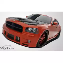 2006-2010 Dodge Charger Polyurethane Luxe Wide Body Front Fender Flares - 2 Piece image - 9
