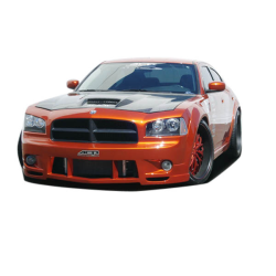 2006-2010 Dodge Charger Couture Polyurethane Luxe Wide Body Front Bumper - 1 Piece image - 1