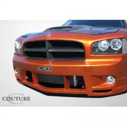 2006-2010 Dodge Charger Polyurethane Luxe Wide Body Front Bumper - 1 Piece image - 3