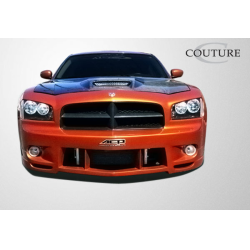 2006-2010 Dodge Charger Couture Polyurethane Luxe Wide Body Front Bumper - 1 Piece image - 4