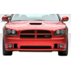 2006-2010 Dodge Charger Duraflex SRT Look Front Bumper - 1 Piece image - 3
