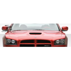 2006-2010 Dodge Charger Duraflex SRT Look Hood - 1 Piece image - 5