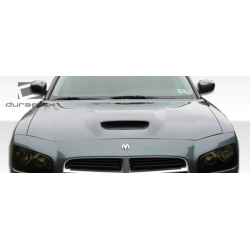 2006-2010 Dodge Charger Duraflex SRT Look Hood - 1 Piece image - 8