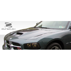 2006-2010 Dodge Charger Duraflex SRT Look Hood - 1 Piece image - 9