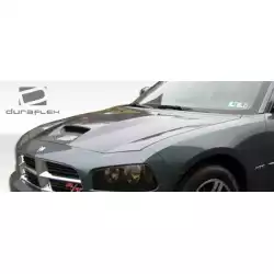 2006-2010 Dodge Charger SRT Look Hood - 1 Piece image - 9