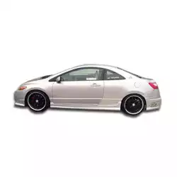 2006-2011 Honda Civic 2DR Raven Side Skirts Rocker Panels - 2 Piece image - 1