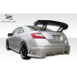 2006-2011 Honda Civic 2DR Duraflex Raven Side Skirts Rocker Panels - 2 Piece image - 4