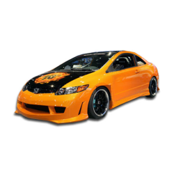 2006-2011 Honda Civic 2DR Duraflex Type M Side Skirts Rocker Panels - 2 Piece image - 1