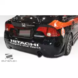 2006-2011 Honda Civic 4DR B-2 Rear Bumper - 1 Piece image - 3