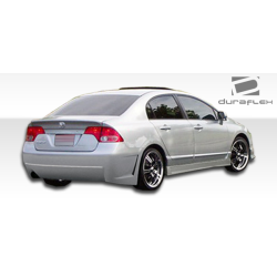 2006-2011 Honda Civic 4DR Duraflex B-2 Side Skirts Rocker Panels - 2 Piece image - 7