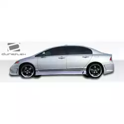 2006-2011 Honda Civic 4DR B-2 Side Skirts Rocker Panels - 2 Piece image - 10