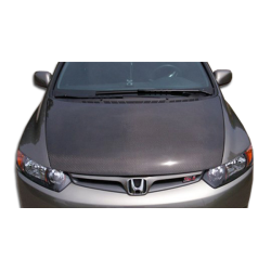 2006-2011 Honda Civic 4DR Carbon Creations OEM Look Hood - 1 Piece image - 1