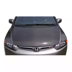 2006-2011 Honda Civic 4DR OEM Look Hood - 1 Piece image - 1