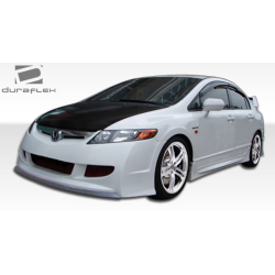 2006-2011 Honda Civic 4DR Duraflex R-Spec Side Skirts Rocker Panels - 2 Piece image - 4