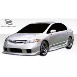 2006-2011 Honda Civic 4DR I-Spec Side Skirts Rocker Panels - 2 Piece image - 1