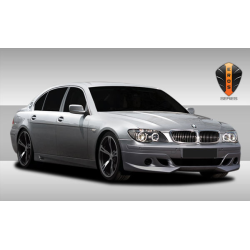 2006-2008 BMW 7 Series E65 E66 Polyurethane Eros Version 1 Front Lip Under Spoiler Air Dam - 1 Piece image - 2