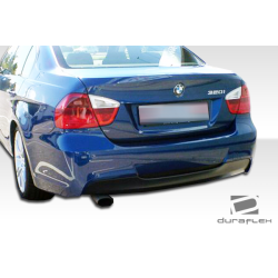 2006-2011 BMW 3 Series E90 4DR Duraflex M-Tech Rear Bumper (single exhaust) - 1 Piece image - 4