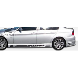 2006-2011 BMW 3 Series E90 4DR Duraflex R-1 Side Skirts Rocker Panels - 2 Piece image - 8